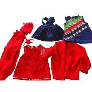 VTG Girl's 1970’s Girls Toddler Clothes. Handmade, Sears, Mannekins 2T Vintage